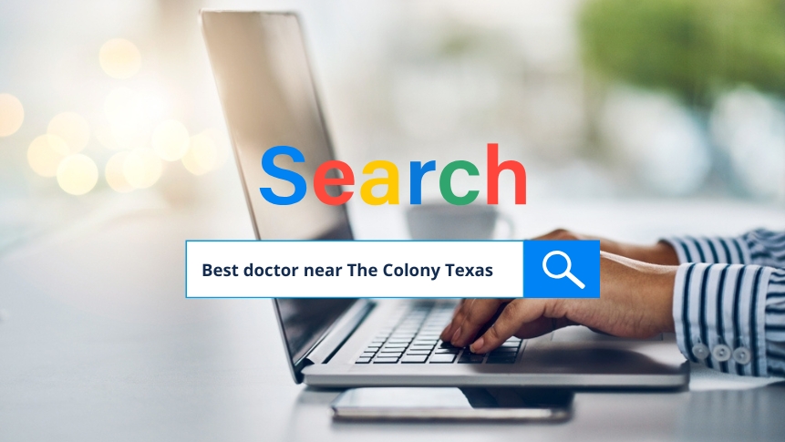 How to find a primary care doctor online in The Colony Texas