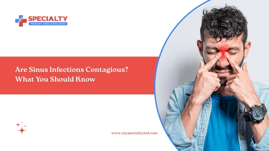 Are sinus infections contagious medical guide illustration